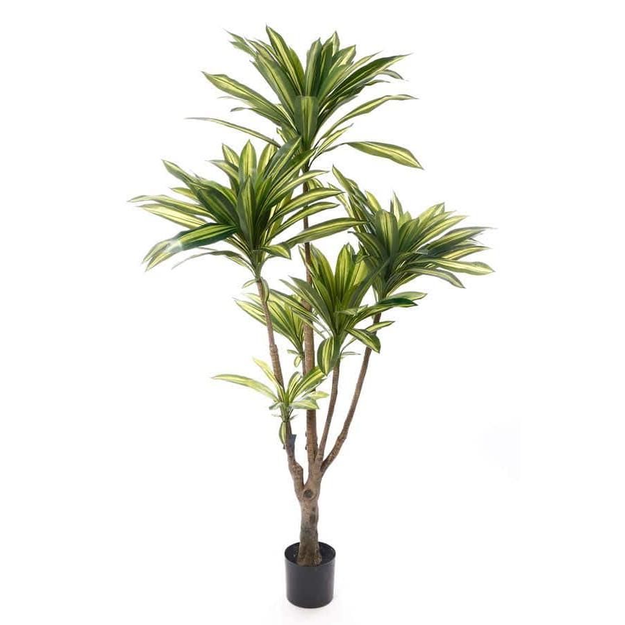 עץ מלאכותי מעוצב עלים בגוונים ירוקים יוקרתיים 200CM