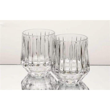 סט 6 כוסות וויסקי מעוצבות קריסטל יוקרתי 350ML