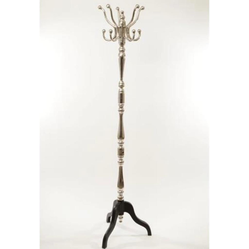 קולב בגדים BRASS NICKEL בגוון כסוף ושחור 180CM