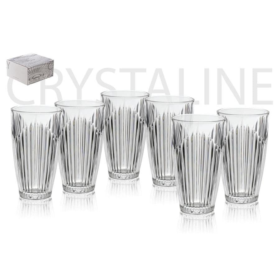 סט 6 שתייה קרה קריסטל יוקרתיות