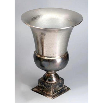 ואזה בעיצוב יוקרתי עשויה BRASS בגוון כסוף 32X24X24