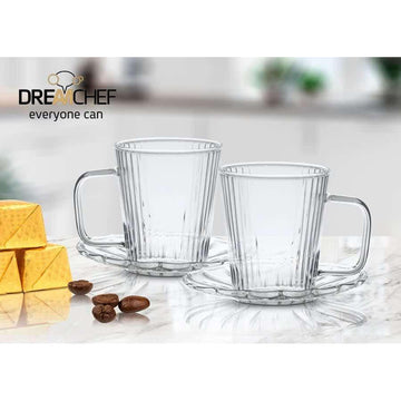 זוג מאגים יוקרתיים DreamChef עשוי זכוכית 80ml
