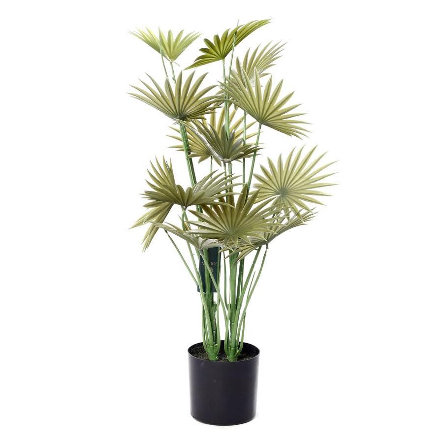 עץ דקל מלאכותי בעיצוב יוקרתי בגוון ירוק 63CM