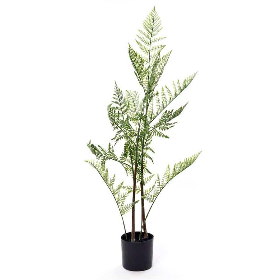 עץ מלאכותי מעוצב עלים בצבע ירוק מרשים ומיוחד 90CM