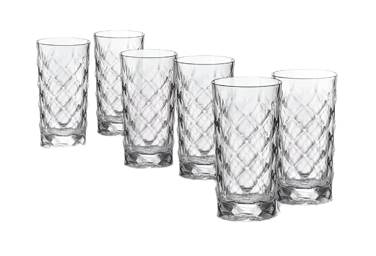 סט כוסות שתיה קרה עשוי קריסטל יוקרתי 330ML