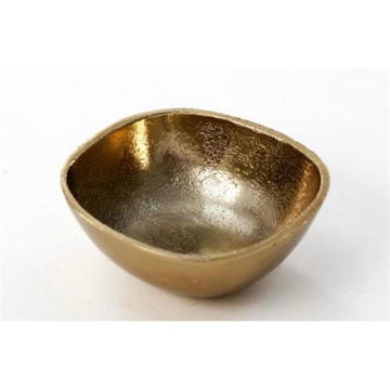 סט 6 קעריות לפיצוחים עשוי BRASS בגוון זהב 13X13X6 ס"מ