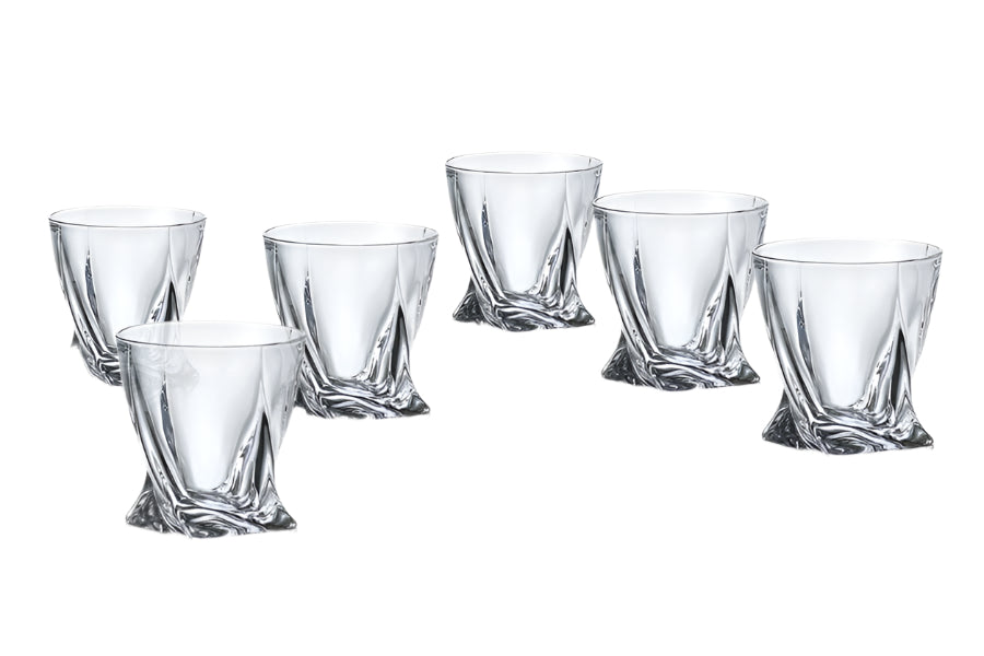 סט כוסות ויסקי עשוי קריסטל בוהמיה מיוחד 340ML