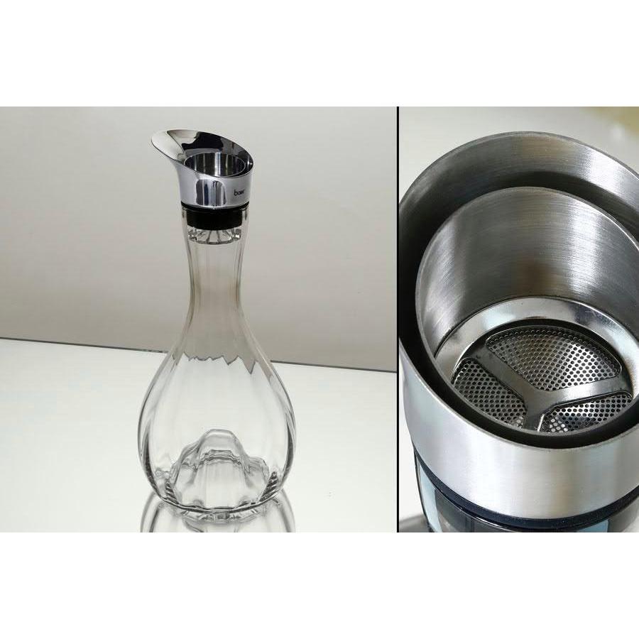 קנקן תה עשוי קריסטל שקוף בעיצוב מרשים 1400ML