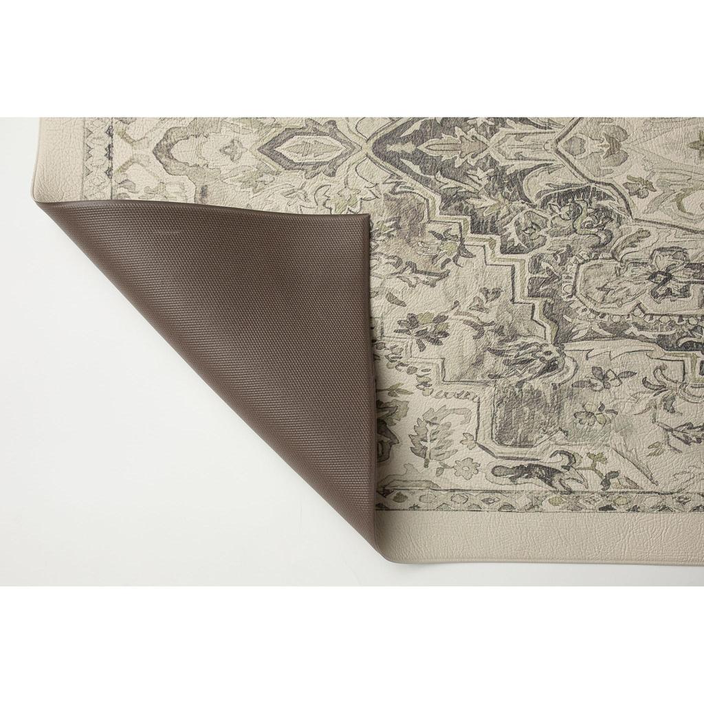 שטיח מעוצב דגם אלכסנדר עשוי PVC בגווני בז'