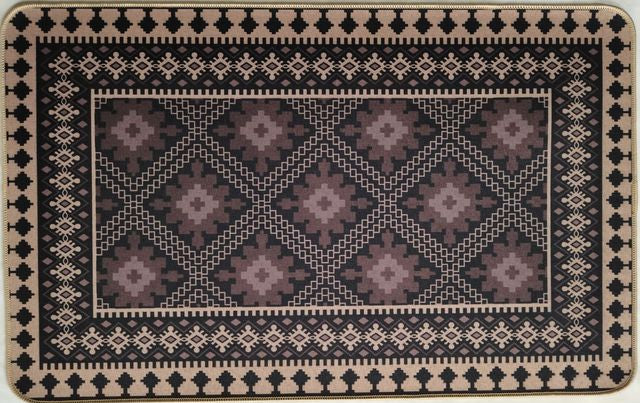 שטיח דגם טנסי עשוי בד בשילוב גומי בעיצוב מודרני