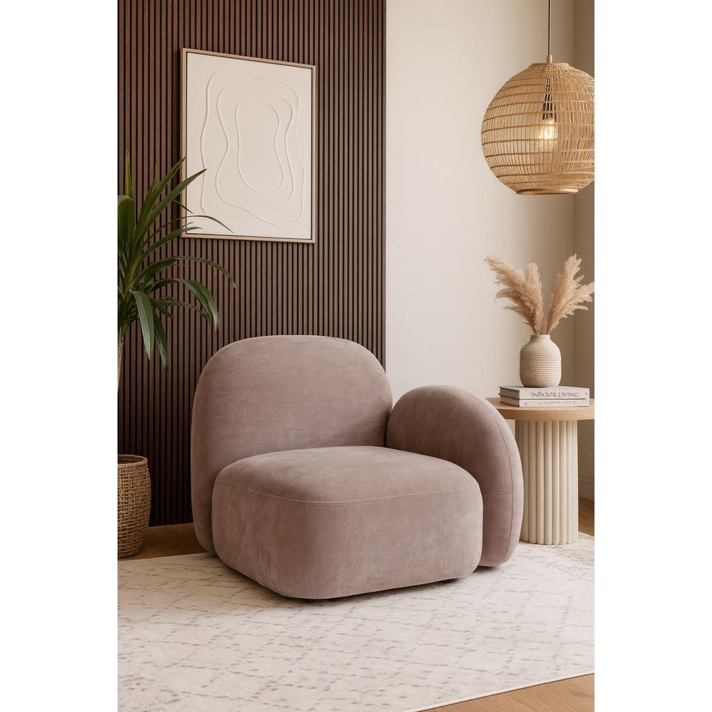 כורסא דגם שנהב מעוצבת משענת יד אלגנטית