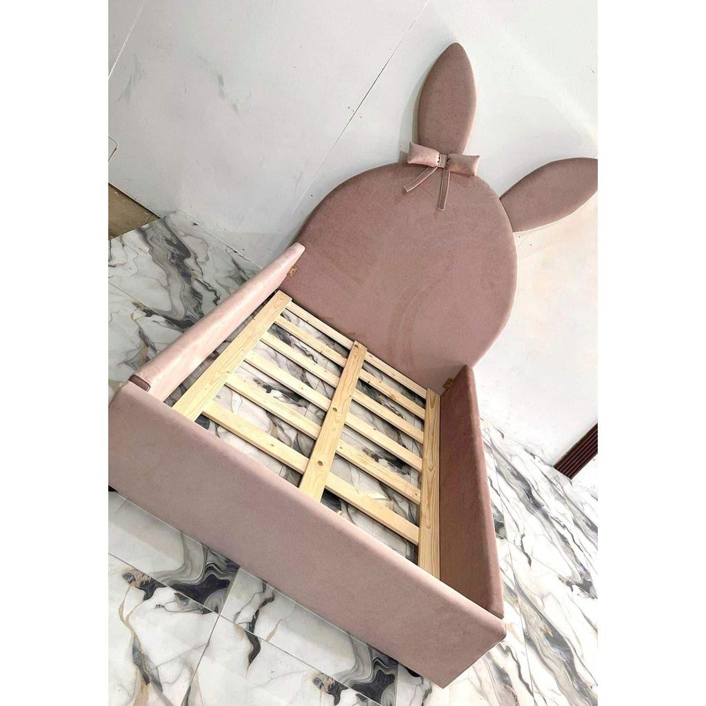 מיטת ילדים דגם ליבי ראש מיטה מעוצב אוזני ארנב