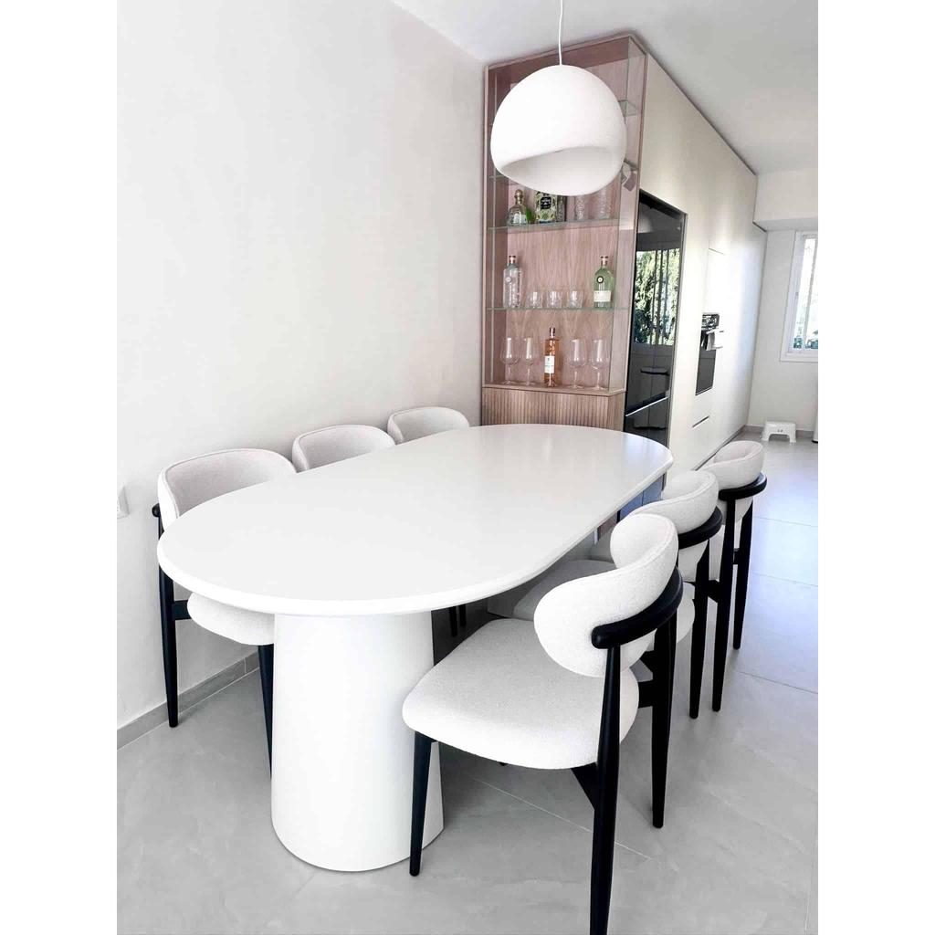 שולחן פינת אוכל מלבני דגם טוקיו בעיצוב יוקרתי