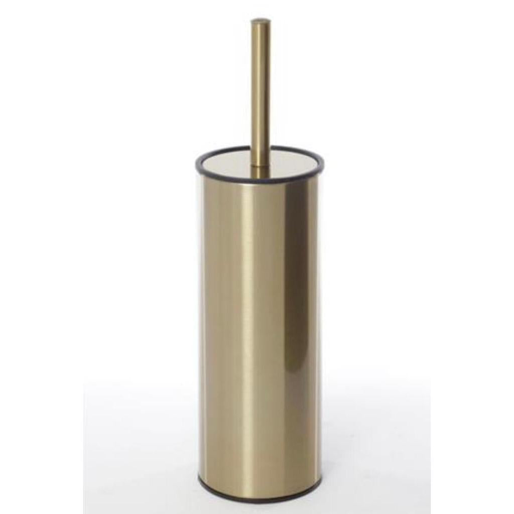 מברשת שירותים מרובעת בצבע זהב מוברש 44X44X30 ס"מ