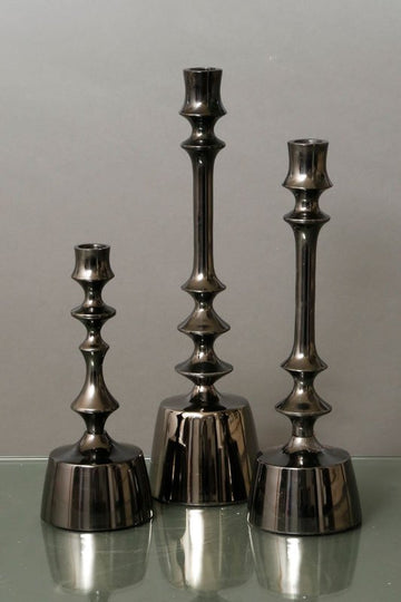 סט 3 פמוטי מתכת Brass black