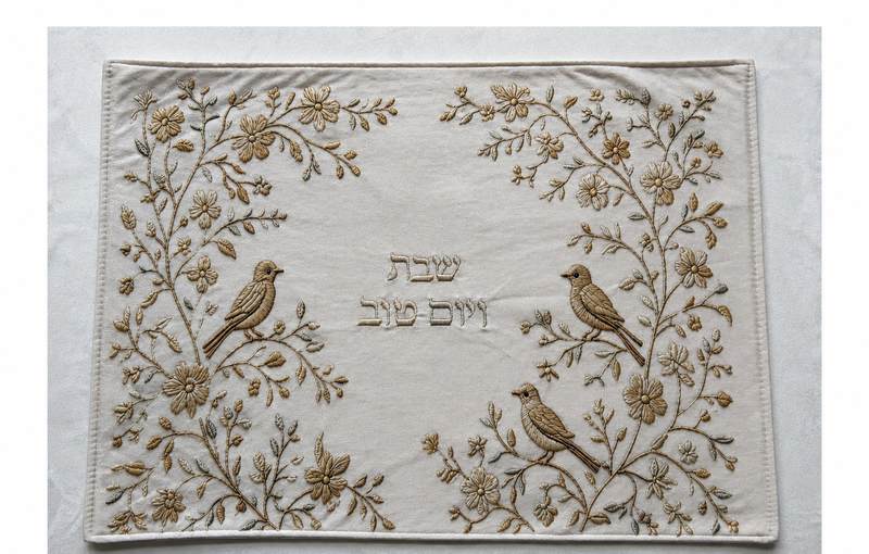 כיסוי חלה מעוצב דגם משגב לשבת ולחג – תמונה 1