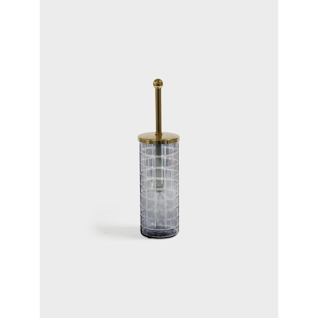 מברשת שירותים Brass VariableGlass 10X10X40 לבית מסודר עם נגיעה דקורטיבית