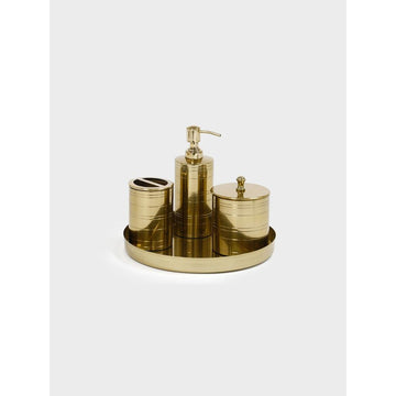סט אמבטיה BRASS GOLD – 26X26X20