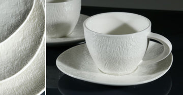 סט תה SimpelWhite פורצלן NewBornChina בצבע לבן ml סט מעוצב להגשה ולאירוח