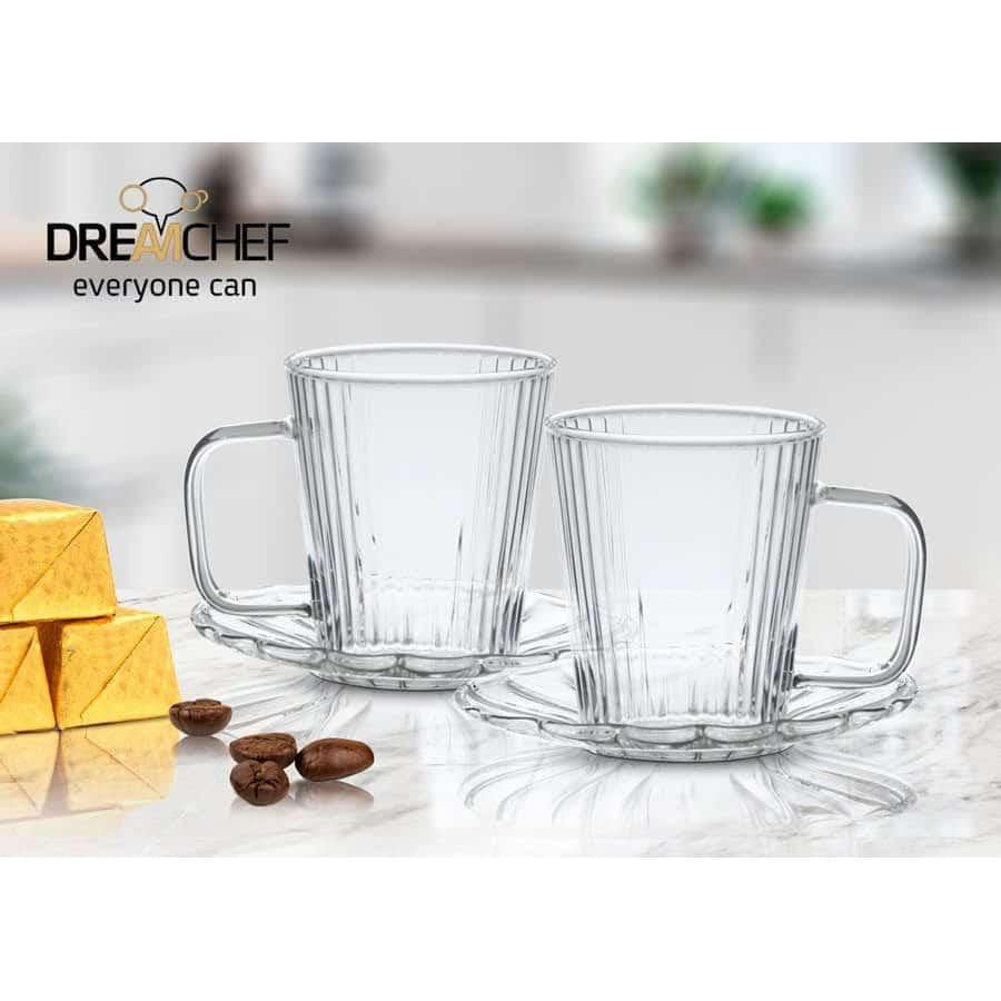 זוג מאגים יוקרתיים DreamChef עשוי זכוכית 80ml