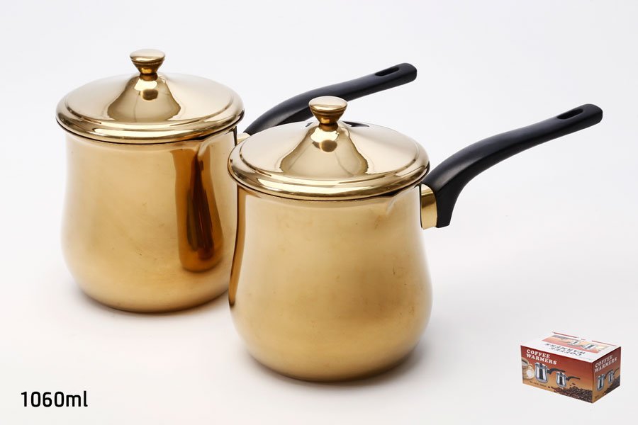 זוג פינג'נים נירוסטה זהב מכסה DREAM CHEF – 1060ML