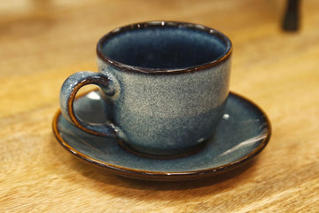 סט תה STONE WARE BLUE בצבע כחול 200ml סט מעוצב להגשה ולאירוח