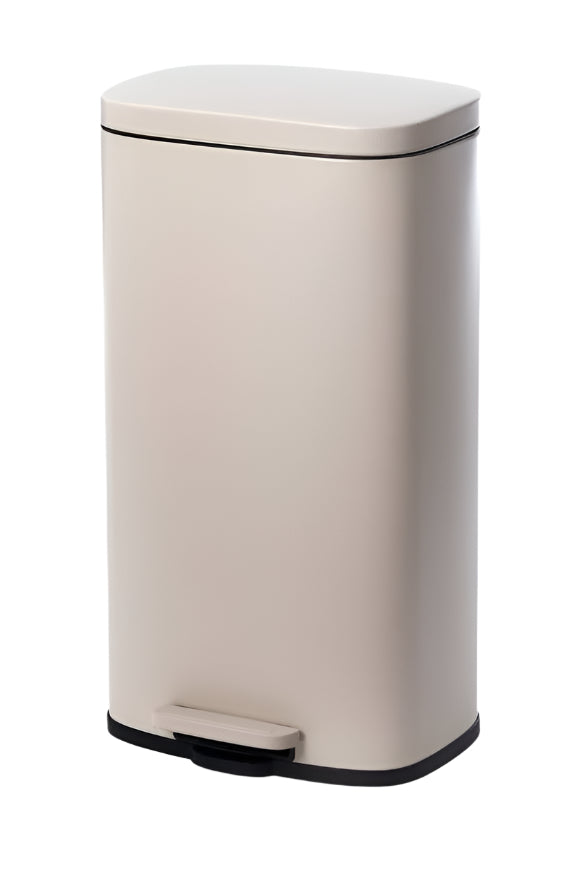 פח אשפה מעוצב בגוון מוקה מיוחד טריקה שקטה 30L