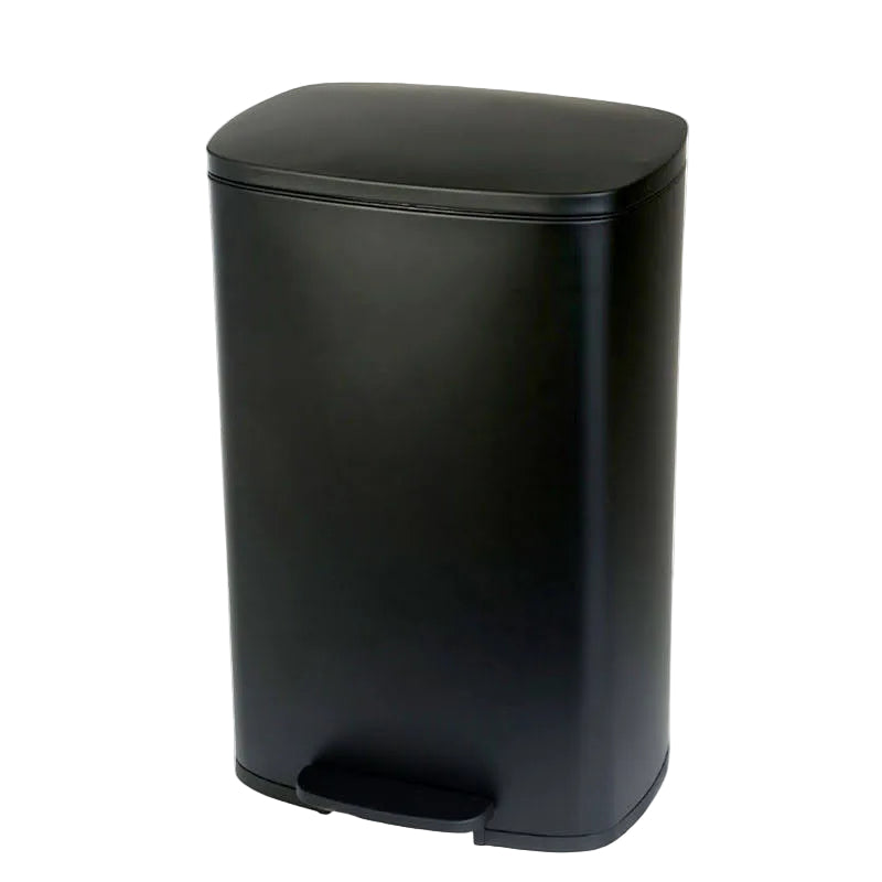 פח אשפה מלבני טריקה שקטה בעיצוב מרהיב 50L