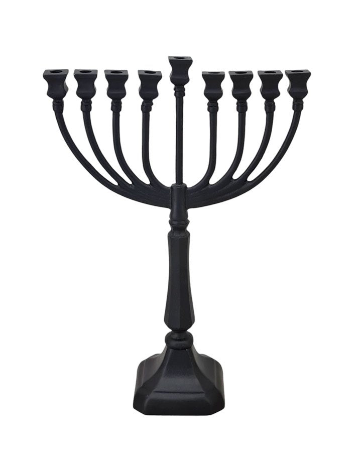 חנוכיות BRASS – מבחר גוונים ועיצובים – חנוכיה BRASS NICKEL – דגם 2