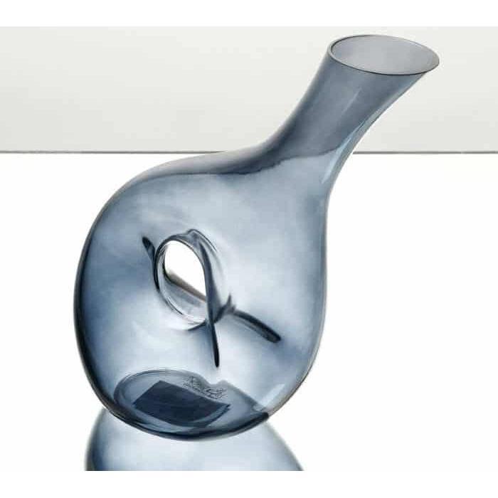 קנקן עשוי קריסטל בעיצוב מיוחד בגוון כחול 1200ML
