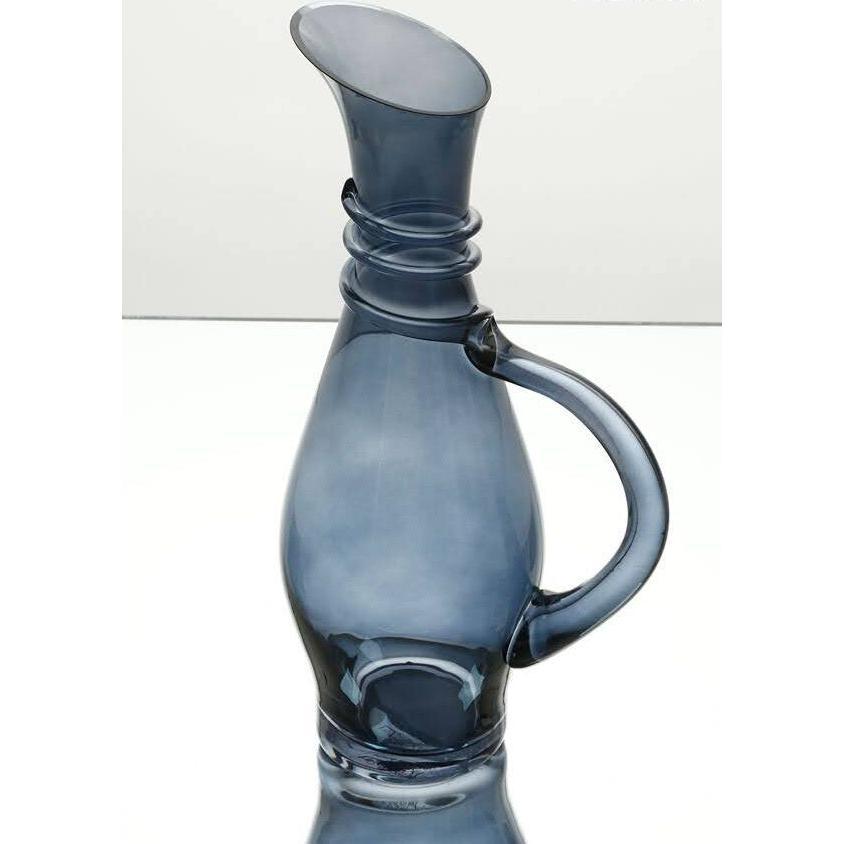 קנקן עשוי קריסטל בעיצוב יוקרתי בגוון כחול 1150ML