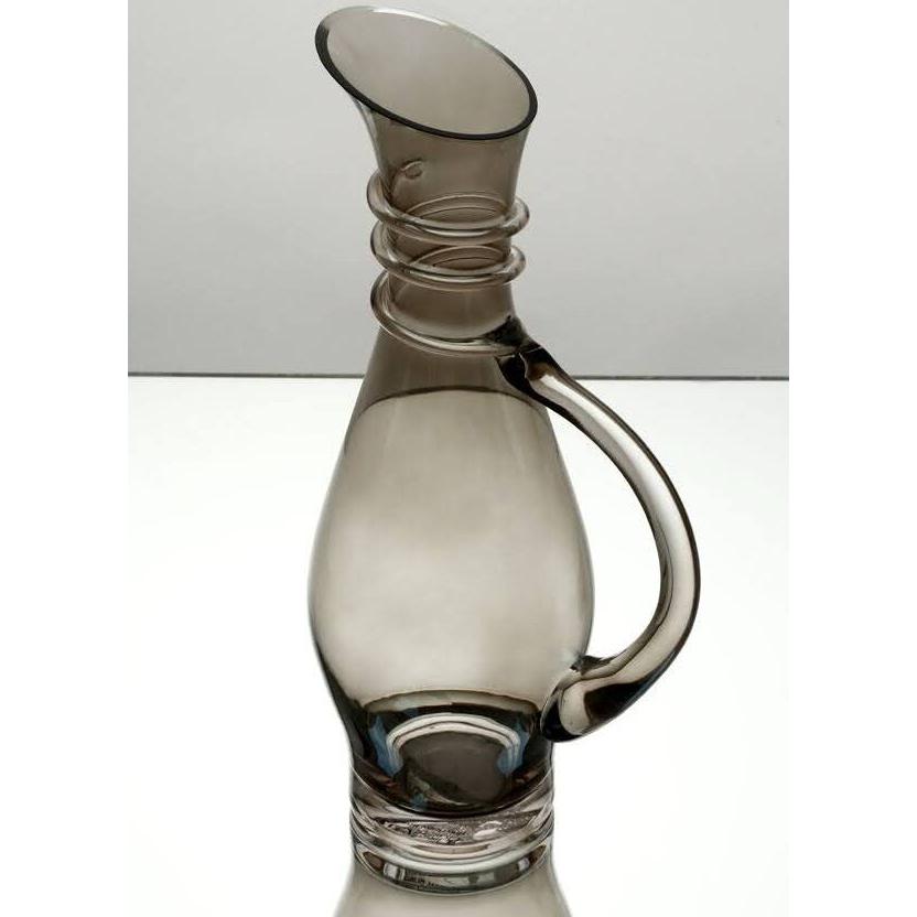 קנקן עשוי קריסטל בעיצוב יוקרתי בגוון אפור 1150ML