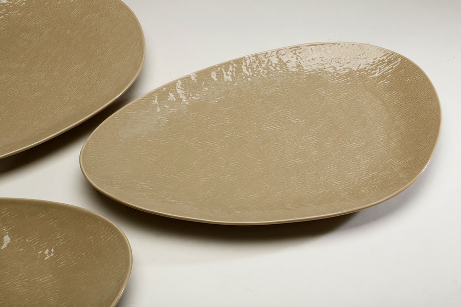 כלי שולחן פורצלן NEW BONE CHINA SIMPEL MOKA – פלטה להגשה – דגם 1