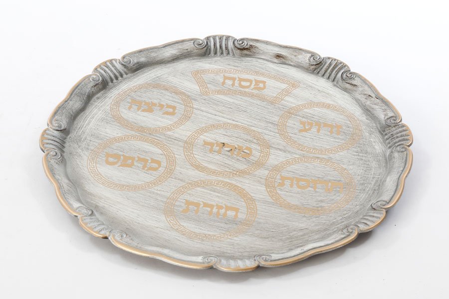 מגש פסח ענתיק – מבחר עיצובים – מגש פסח ענתיק – דגם 5