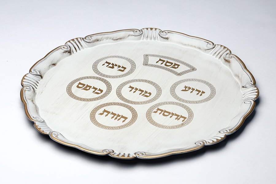 מגש פסח ענתיק – מבחר עיצובים – מגש פסח ענתיק – דגם 7