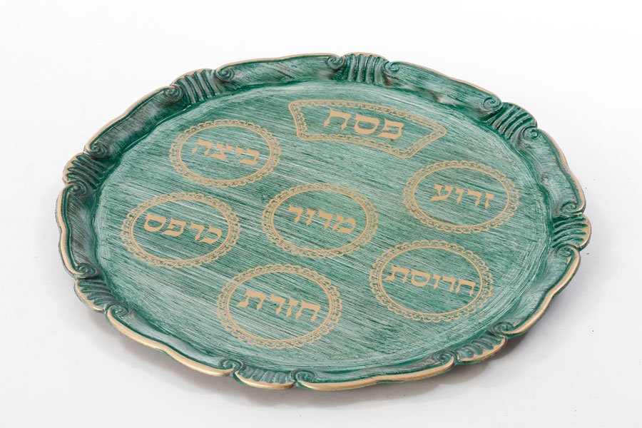 מגש פסח ענתיק – מבחר עיצובים – מגש פסח ענתיק – דגם 13