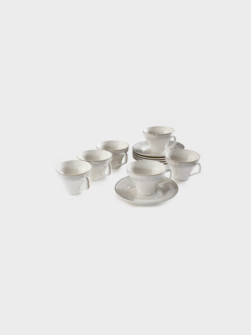 סט תה 220 מ"ל פורצלן NEW BONE CHINA CONVERSE 220ml סט מעוצב להגשה ולאירוח