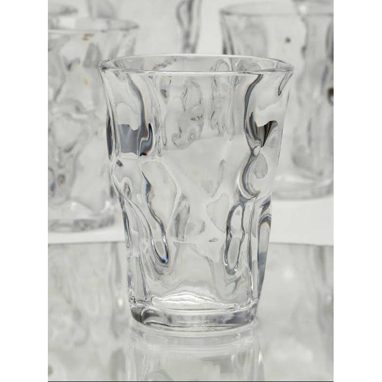 סט 6 כוסות שתיה קרה עשוי פוליקרבונט שקוף 360ML