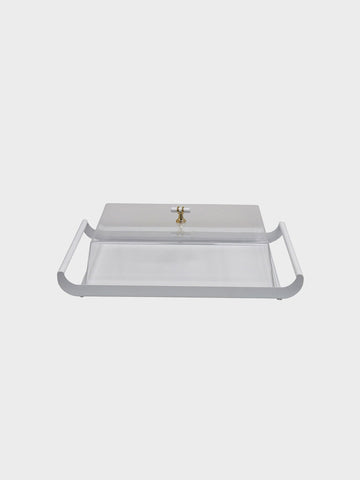 מגש+מכסה ARMAND WHITE