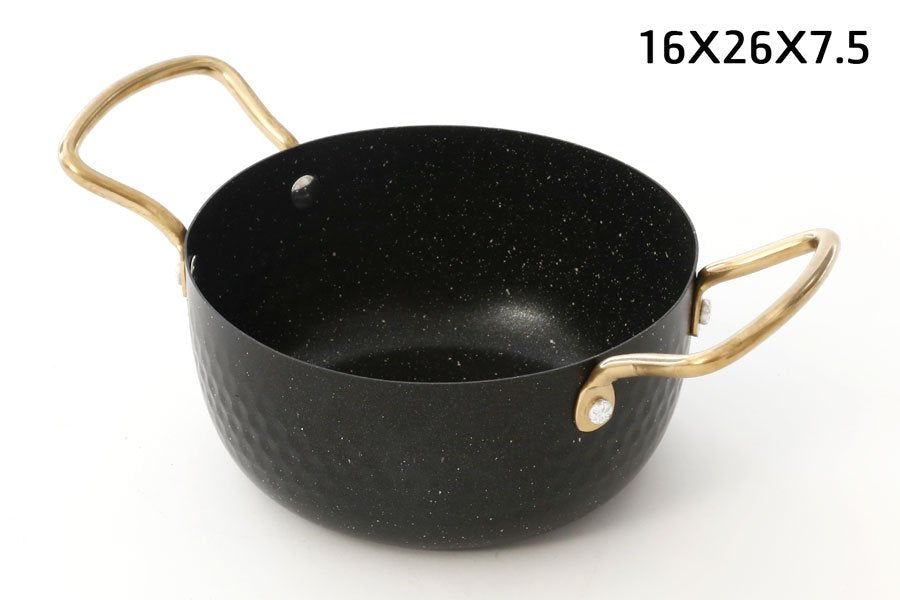 סיר הגשה 1.2L נירוסטה שחור DREAM CHEF 16X26X7.5 כלי בישול איכותי למטבח ולאירוח