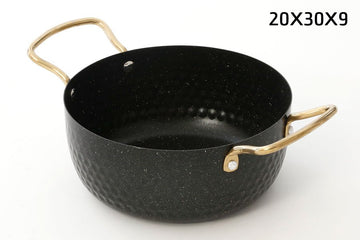 סיר הגשה 2L נירוסטה שחור DREAM CHEF 20X30X9 כלי בישול איכותי למטבח ולאירוח