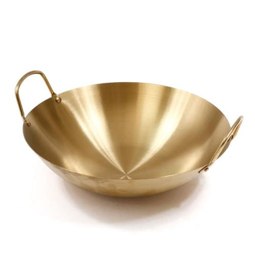 קערת ווק נירוסטה זהב DREAM CHEF להגשה 28X28X8