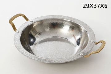 סיר הגשה נירוסטה DREAM CHEF 29X37X6 כלי בישול איכותי למטבח ולאירוח