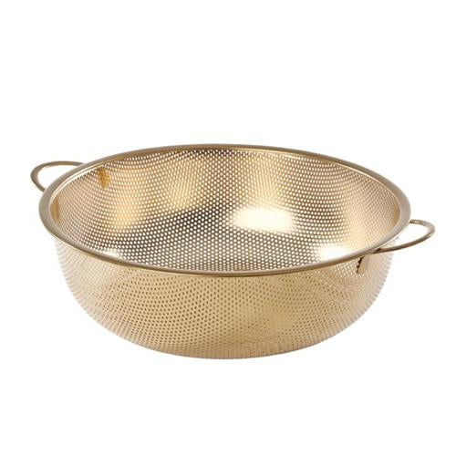 קערת מסננת נירוסטה עם ידיות זהב DREAM CHEF 31.5cm