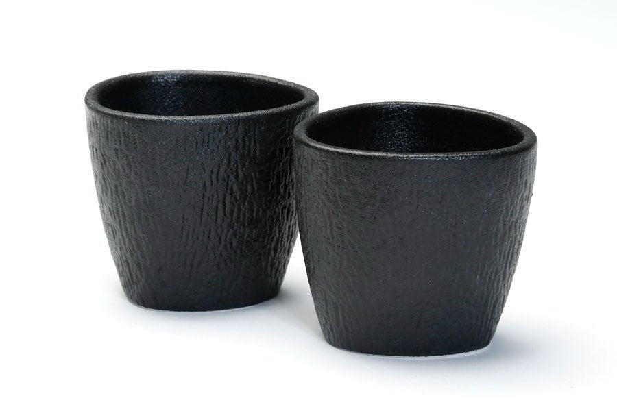 סט 8 ספלים בדואי 8/24 NEW BON CHINA SIMPLE BLACK שחור