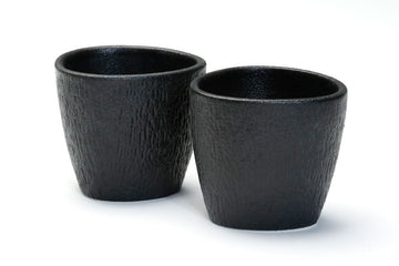 סט 8 ספלים בדואי 8/24 NEW BON CHINA SIMPLE BLACK שחור
