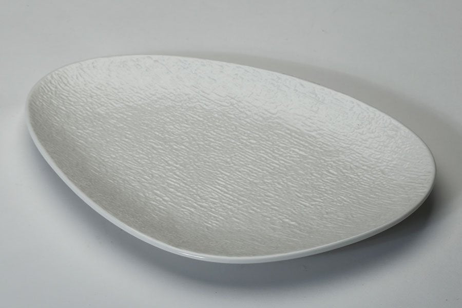 כלי הגשה פורצלן NEW BONE CHINA SIMPEL – פלטה – לבן