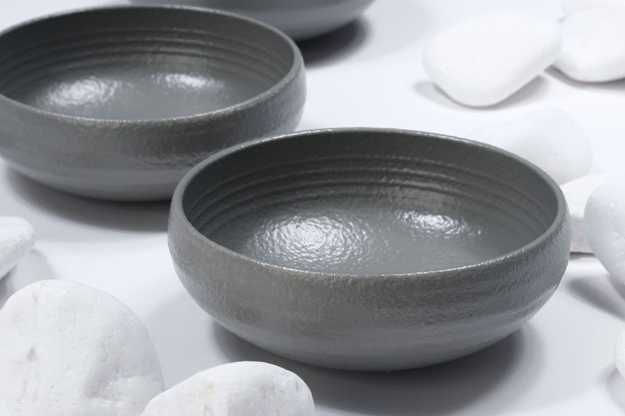 כלי שולחן STONE WARA – מבחר קערות וסטים – סט 6 בולים – אפור