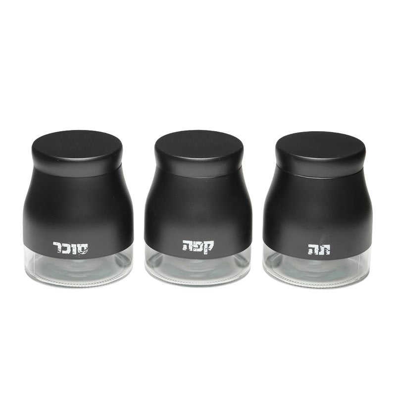 סט מזון ROMAN BLACK בצבע שחור 11x11x14 בעיצוב איכותי לבית ולאירוח