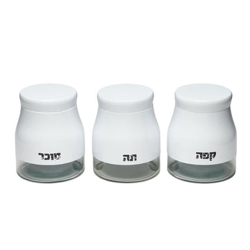 סט מזון ROMAN WHITE בצבע לבן 11x11x14 בעיצוב איכותי לבית ולאירוח